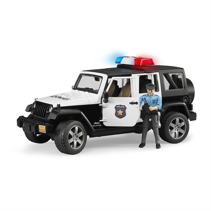 Bruder Jeep Wrangler U.R. Polis Aracı Ve Memur