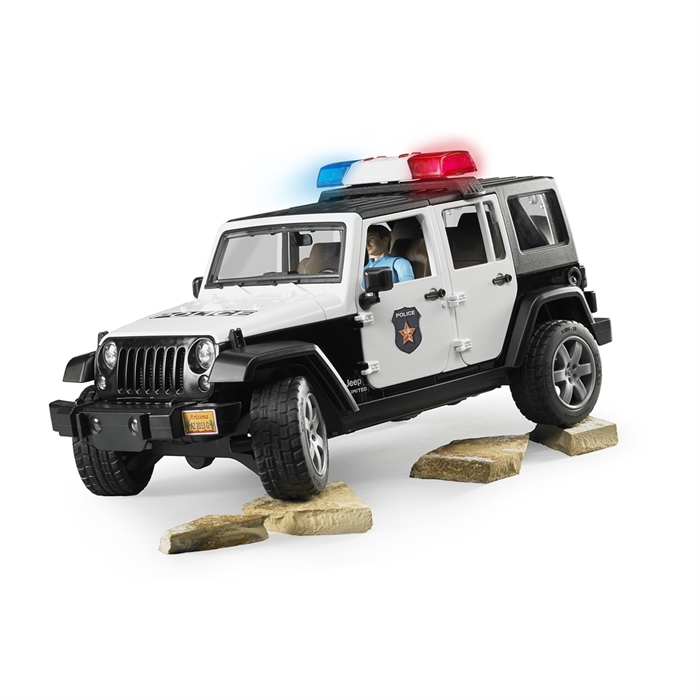 Bruder Jeep Wrangler U.R. Polis Aracı Ve Memur