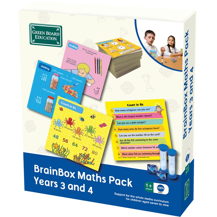 BrainBox Matematik Paketi 3-4 FIRSAT ÜRÜNÜ (Kutu Hasarlı)